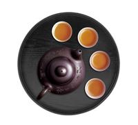 Wooden Plates, Round Wood Tray 12.99 Wood Serving Tray Wooden Decorative Tray Wooden Serving Platter for Coffee Tea Snacks Deserts Appetizer