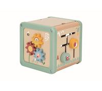 Wooden Play Cube, Puzzles, Shapes and Colours for 18 Months+