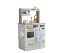 Wooden Play Kitchen Little Chef Mini Garden Washing Machine Green Teamson Kids