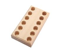 Wooden Pliers Holder Storage Base with Multiple Pockets | Beading tool holder for workbench, construction, repair and maintenance work