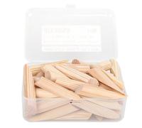 Wooden Pocket Hole Plugs 50Pcs, 9.5mm Solid Pine Wood Screw Hole Plugs for Pocket Hole Jig, Woodworking Accessories for Furniture Repair and DIY Projects