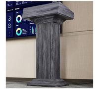 Wooden Podium Church Pulpit & Teacher Desk Multimedia Speaker Stand for Offices Reception Counter in Restaurants Conference & Debate Platform Professional Presentation Equipment
