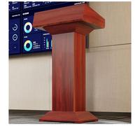 Wooden Podium for Presentations Church Pulpit Teacher's Lectern Restaurant Reception Multimedia Conference & Debate Stand - Versatile Speaker Platform for Offices