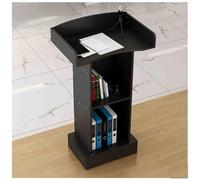 Wooden Podium Stand for Church, Office, School & Conference - A-3 Slant Desktop Pulpit Table for Meetings, Events, Presentations & Lectures