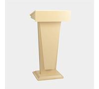 Wooden Podium Stand for Teachers - Adjustable Reading Desk Sl lack Design for Presentations Solid Wood Construction Ideal for Classrooms & Events