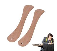 Wooden Point Turner - 2Pcs Handy Point Tuner Seam Presser | Smooth Tailor's Fabric Marker | Handmade Sewing Quilting Accessory Suitable for Dressmaking Edges Creasing Detail Work Craft Projects