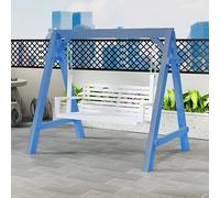 Wooden Porch Swing Bench, 2-Seater Patio Swing Chair with Backrest and Armrests, Perfect for Garden, Deck, Backyard, Supports Up to 800lbs