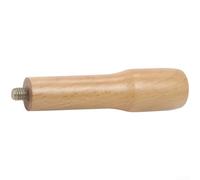 Wooden Portafilter Handle for m10 Thread Replacement for Espresso Machines Ergonomic Design Natural Coffee for Barista Tool(Beech Wood)
