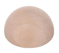 Wooden Pottery Shaping Mold 4 Inch Half Round Hemisphere Tool