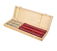 Wooden Press Tool Set of Durable High-Speed Steel Wood Processing Cutters for Carpentry with Storage Box