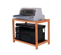 Wooden Printer Stand Under Desk, Modern nizer, Desk Storage Shelf for Printer, Space-Sag Design (Color: B, Size: 60 x 40 x 32 cm)
