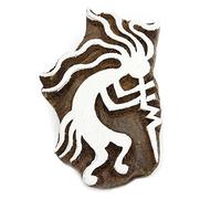 Wooden Printing Block Scrapbook Hand Carved Textile Art Printer Stamp