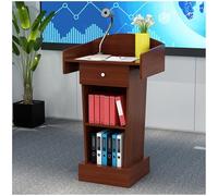 Wooden Professal Support Stand for Classrooms & ChurchesLectern withand Shelf Ideal for Office Presentats Conferences Weddings and Concerts.