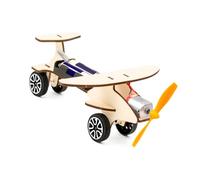 Wooden Propeller Plane Activity for Physics Learning, Science Experiment Build for Classroom Demonstrations, Small-Group Work and Repeat Design Practice Propeller Science Experiment Wooden Flyer Model