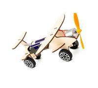 Wooden Propeller Plane Activity for Physics Learning, Science Experiment Build for Classroom Demonstrations, Small-Group Work and Repeat Design Practice Propeller Science Experiment Wooden Flyer Model