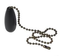 Wooden Pull Chain Handle for Light Switch, Toilet Light Switch Cord, Bathroom Chain Pendant, Vintage Style Chain Handle, Wooden Lamp Switch Handle, Ceiling Light Pull(Black)