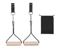 Wooden Pull Up Grips Hand Grips Strength Trainer Exerciser Pull Up for Chin Up Bar, Kettlebell, Barbell Home Gym Workout Equipment Rock Climbing Grips for Strength Training Max Load 500lbs(4)