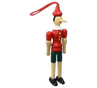 Wooden Puppet Pinocchio Puppet Articulated Wooden Figure 15 cm