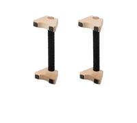 Wooden Push-up Stand Non-Slip Handles Fitness Pushup Board Calisthenics Parallettes Bar Exercise Equipment for Home for Fitness, Gymnastics, Aerobics(30CM-Bearing 400KG)