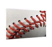 Wooden Puzzle 1000 Piece 75x50 CM, Baseball Lace Close Up Printed Cute Puzzle Game in Plastic Box for Family Entertainment and Brain Training Gifts