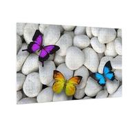 Wooden Puzzle 1000 Piece 75x50 CM, Colorful butterflies Stone Printed Cute Puzzle Game in Plastic Box for Family Entertainment and Brain Training Gifts