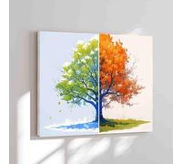 Wooden Puzzle 1000 Piece Adult Jigsaw Four Seasons Tree Parent-Child Family Leisure Entertainment Fun Interactive Exquisite Wooden Gift