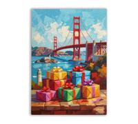 Wooden Puzzle 1000 Piece Adult Jigsaw San Francisco California Gifts Challenging Educational Toys Home Decor
