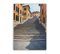 Wooden Puzzle 1000 Pieces for Adults Spanish Steps Rome Italy No People Piazza Ancient Suitable for Those Who Like Challenging Family Leisure and Entertainment Toys