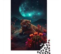 Wooden Puzzle 1000 Pieces Jaguar on Mars 1 Jigsaw Creative Rectangular Puzzle Great Jigsaw Puzzle For Adults 1000pcs (75x50cm)