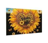 Wooden Puzzle 300 Piece 38x26 CM, Blessed to Be Called Nana Sunflower Printed Cute Puzzle Game in Plastic Box for Family Entertainment and Brain Training Gifts