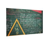 Wooden Puzzle 300 Piece 38x26 CM, Formulas Shapes Theory Math Lesson Word Printed Cute Puzzle Game in Plastic Box for Family Entertainment and Brain Training Gifts