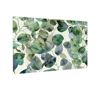 Wooden Puzzle 300 Piece 38x26 CM, Green Eucalyptus Leaves Printed Cute Puzzle Game in Plastic Box for Family Entertainment and Brain Training Gifts