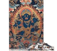 Wooden Puzzle 300 Piece Divine Guardian of The East Puzzle for Adults for Teenagers Woodenboard Puzzles Learning Educational Toys Family Games 300pcs (40x28cm)