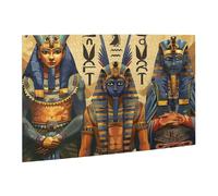 Wooden Puzzle 500 Piece 52x38 CM, Ancient Egypt Tribe Series Printed Cute Puzzle Game in Plastic Box for Family Entertainment and Brain Training Gifts