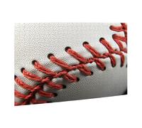 Wooden Puzzle 500 Piece 52x38 CM, Baseball Lace Close Up Printed Cute Puzzle Game in Plastic Box for Family Entertainment and Brain Training Gifts