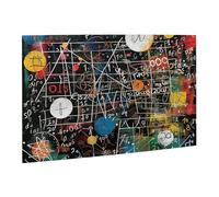 Wooden Puzzle 500 Piece 52x38 CM, Math Formula Printed Cute Puzzle Game in Plastic Box for Family Entertainment and Brain Training Gifts