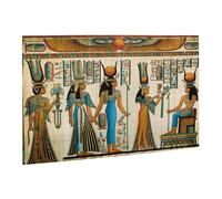 Wooden Puzzle 500 Piece 52x38 CM, women in ancient egypt Printed Cute Puzzle Game in Plastic Box for Family Entertainment and Brain Training Gifts