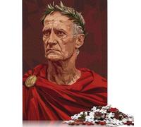 Wooden Puzzle 500 Piece 'Emperor Cicero Portrait Puzzle for Adults for Teenagers Woodenboard Puzzles Learning Educational Toys Family Games 500pcs (52x38cm)
