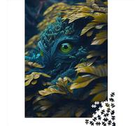 Wooden Puzzle 500 Pieces Hidden Alien Plant Monster Jigsaw Creative Rectangular Puzzle Great Jigsaw Puzzle For Adults 500pcs (52x38cm)