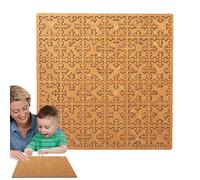 Wooden Puzzle Board - Learning Pattern Set, Creative Shape Jigsaw Educational Toy, Enhancing Motor Coordination | Cognitive Training Puzzle, Brain Development Activity Interactive Family