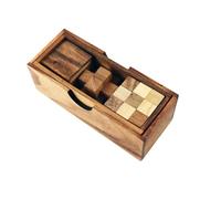 Wooden Puzzle Box Sets Include 3D Brain teasers, Logic Puzzles, and Interlocking Games for Adults and Teens-a Gift That Will add Brain-Bending Fun to Your Decor. (3-Set-Wooden)