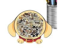 Wooden Puzzle, Educational and Stimulating Game - Wooden Puzzle in the Shape of Irregular Animals, Ideal for Christmas Free Family Home and Office