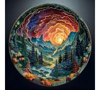 Wooden Puzzle for Adults-200PCS 3D Visual Effect Cave Sky Unique Shape Advanced Wooden Jigsaw Puzzle for Adult, Challenge Wood Jigsaw Puzzles,Best Gift,Home Decoration