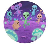Wooden Puzzle for Adults, Alien Creatures Wooden Jigsaw Puzzle, Unique Animal-Shaped Wood-Cut Puzzle for Family and Friends, Gifts 195pcs