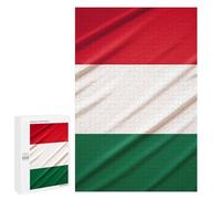 Wooden Puzzle for Adults, Italy Flag Printed Puzzle for Adults, Comes with A Beautiful Box