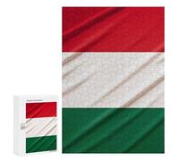 Wooden Puzzle for Adults, Italy Flag Printed Puzzle for Adults, Comes with A Beautiful Box