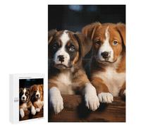 Wooden Puzzle for Adults, Puppies Dogs Pets Animals Printed Puzzle for Adults, Comes with A Beautiful Box