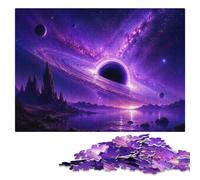 Wooden Puzzle for Adults, The Edge of Eternity, 1000 Pieces | Puzzle for Adults: indoor weekend activity on quiet evenings.