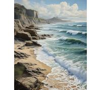Wooden Puzzle for Adults The Whispering Waves The Calming Scenery of The Seashore Funny Adventure Home Decor_1000pcs