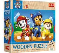 Wooden Puzzle Junior 24 - Paw Patrol Dog Crew